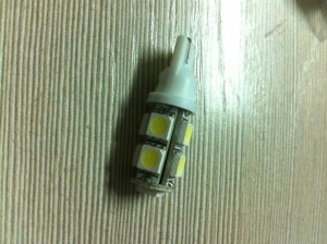 Светодиод 9 LED б/ц SMD 24V-5W белый									