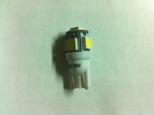 Светодиод 5 LED б/ц SMD 24V-5W белый